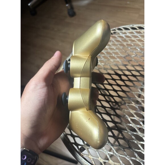 OEM Sony PlayStation 3 PS3 DualShock 3 Gold Wireless Controller CECHZC2U Tested - Picture 6 of 8